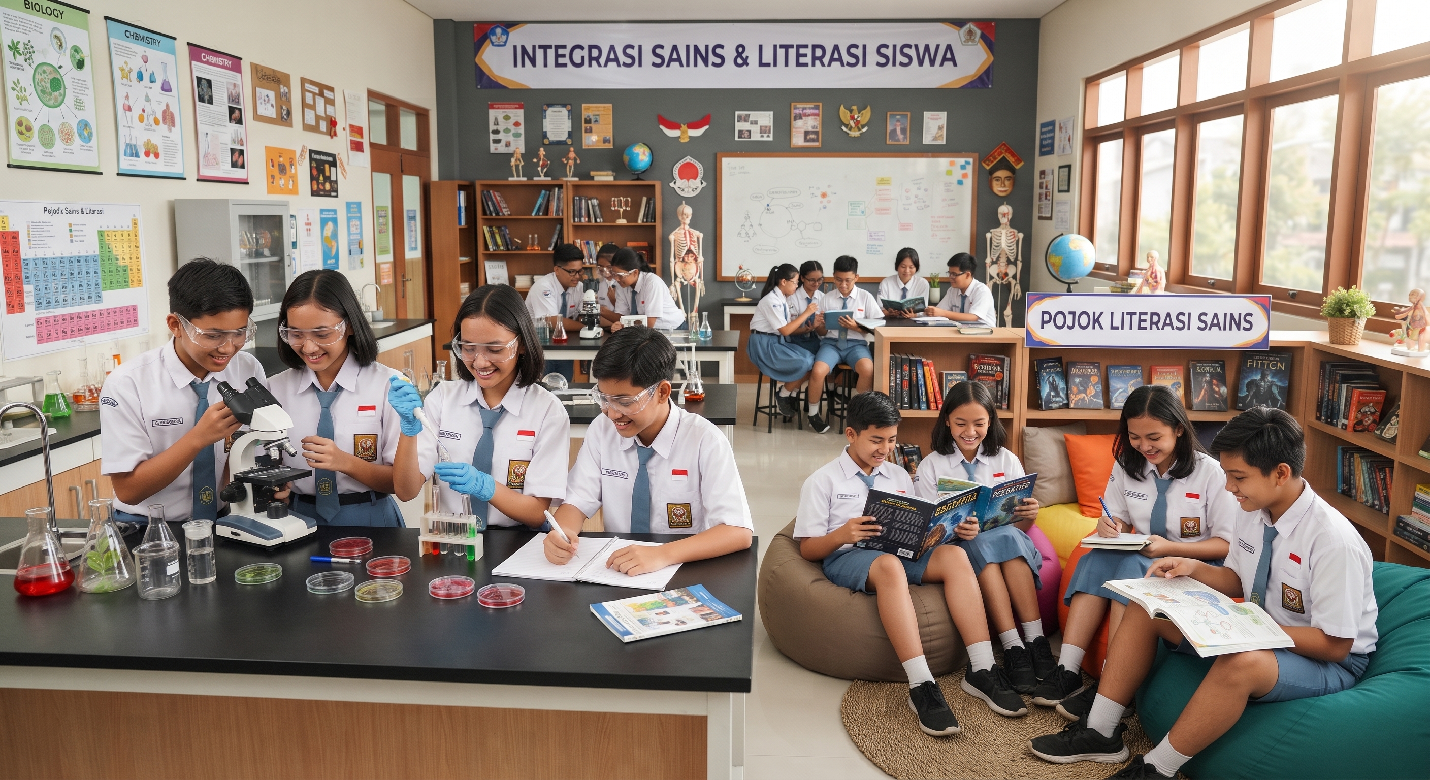 Sampul berita: Siswa Mengikuti Kegiatan Sains dan Literasi